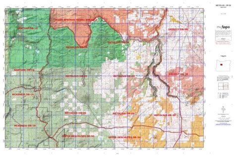 Oregon Unit 39 Topo Maps Hunting And Unit Maps Huntersdomain