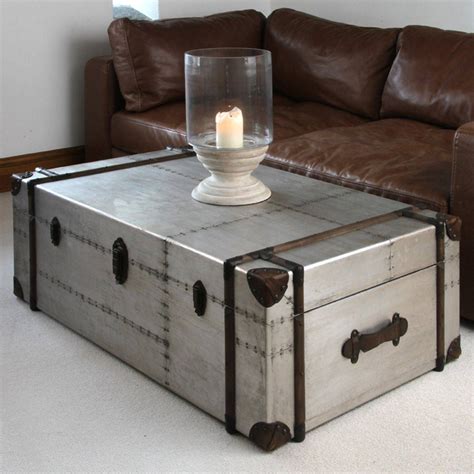 Silver Trunk Coffee Tables Coffee Table Trunk Coffee Table Chest