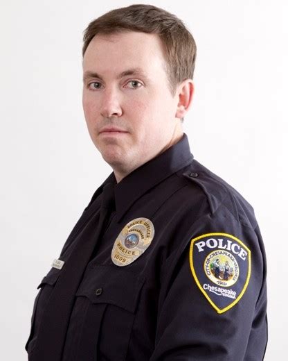 Police Officer Specialist Timothy Brian Schock Chesapeake Police