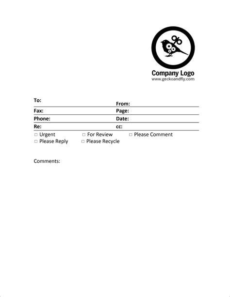 20 Free Fax Cover Templates Sheets In Microsoft Office Docx