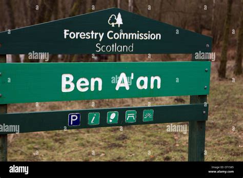 Ben Aan Forestry Commission Scotland Hi Res Stock Photography And