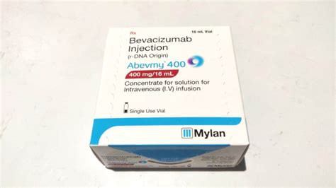 Abevmy 400 Bevacizumab Injection Mylan Storage 2 8 C 16ml Vial At