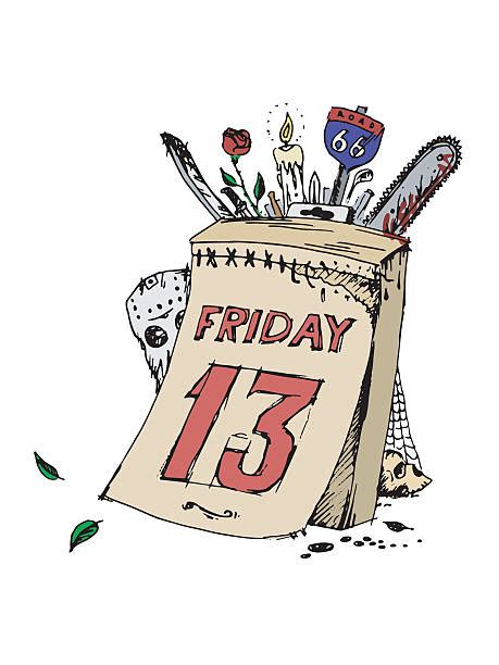 Drawing Of The Friday 13th Illustrations Royalty Free Vector Graphics