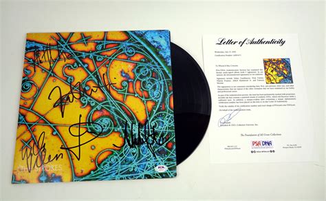 The Strokes Full Band Signed Autograph Is This It Vinyl Record Album W