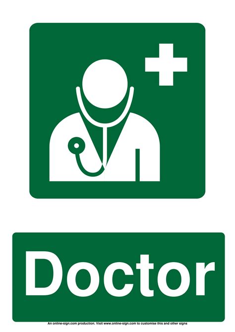 Doctor Signs Poster Template
