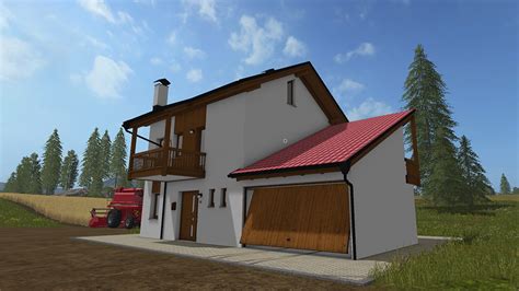 Fs17 Residential House With Garages Fs 17 Buildings Mod Download