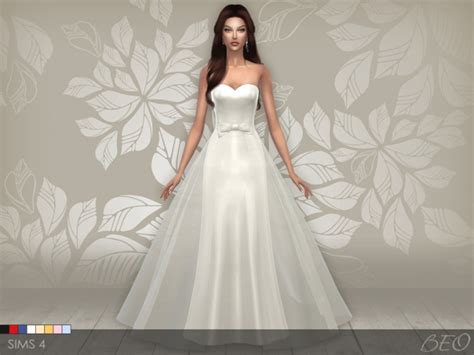 Wedding Dress 01 At Beo Creations Sims 4 Updates