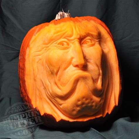 Most Expressive 3d Pumpkin Face Sculptures Ii Spicytec