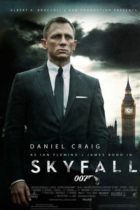 James Bond 007 Skyfall Poster 12x18 20x30 24x36inch 10 Movie Posters