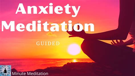 Anxiety Relief A Powerful Guided Meditation In 20 Minutes Youtube