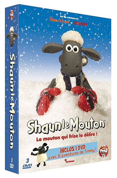 Shaun Le Mouton Coffret Shaun Le Mouton And Timmy 3 Dvd Dvd Zone 2