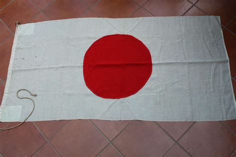 Ww2 1939 1945 Japanese Meatball Flag Large Size 74 X 36 Inches