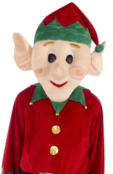 Adult Mascot Elf Deluxe Christmas Costume 7399 The Costume Land