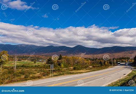 Beautiful Fall Landscape In New Hampshire Usa Stock Photo Image Of