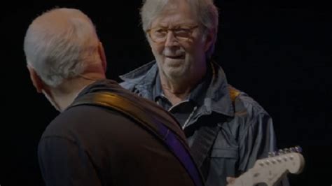 Eric Clapton And Peter Frampton Play Overlap Solos For While My Guitar
