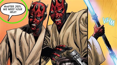 Darth Maul Becomes A Jedifor A Bit Canon Star Wars Explained