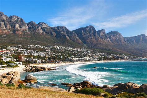 Camps Bay Is The Popular Tourist Destination In Cape Town South Africa