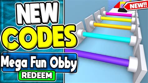 All New Secret Codes In Mega Fun Obby Roblox Mega Fun Obby Codes