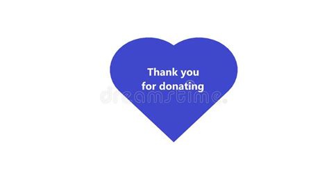 Thank You For Donating Text Asking For Charity Donate Icon