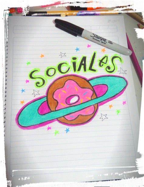 Caratula Para Sociales Scrapbook Cover Easy Paper Crafts Diy Page Hot