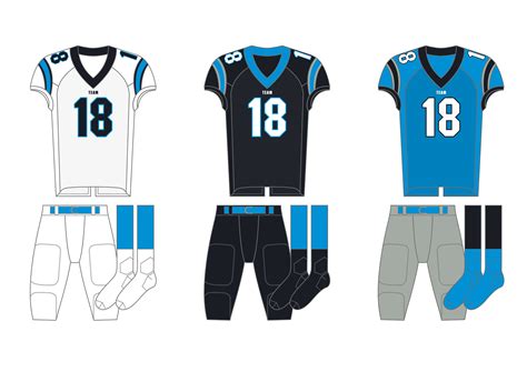 Carolina Panthers Uniforms American Football Uniform Football