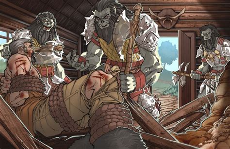 Orcs And Prisoner Color By Christopherstevens On Deviantart Anime