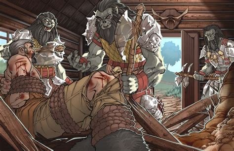 Orcs And Prisoner Color By ChristopherStevens On DeviantART Anime Girl Dungeons And Dragons