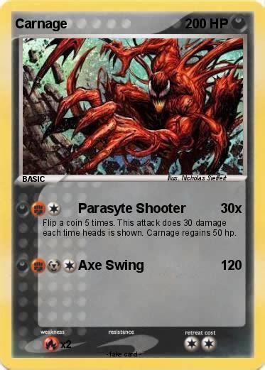 Pokémon Carnage 344 344 Parasyte Shooter My Pokemon Card