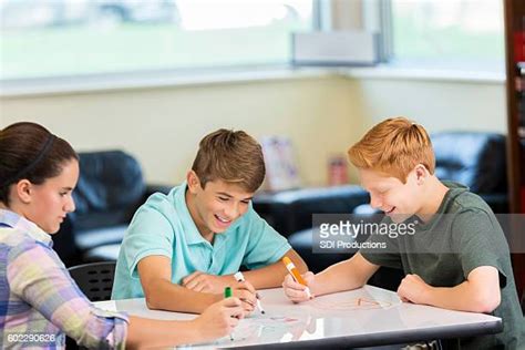 School Kids Working Together Class Cartoon Photos And Premium High Res