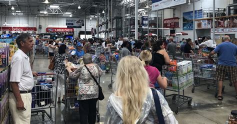 Costco Stores Packed With Shoppers As Coronavirus Fears Grow