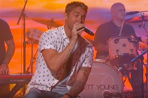 Brett Young Makes Late Night Debut On Jimmy Kimmel Live