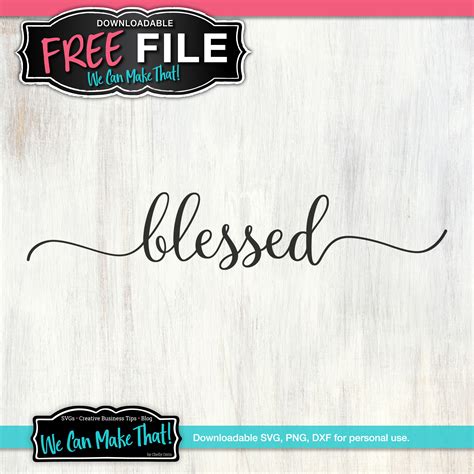 Get Blessed Svg Free Pictures