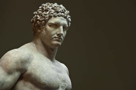 Far Nams Hercules Statue Greek Marble Statue Of A Bearded Hercules