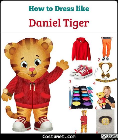Daniel Tiger Costume For Cosplay And Halloween