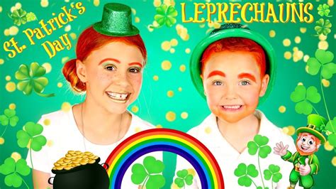 St Patricks Day Leprechaun Costumes And Makeup Tutorial Youtube