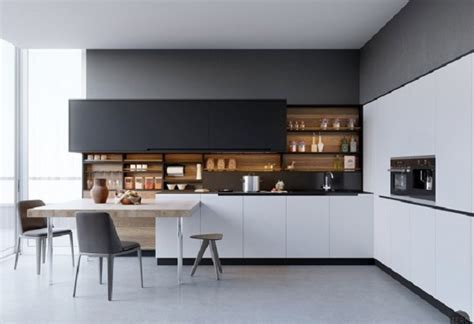 We have newest, modern and most popular kitchen with minimalist concepts. 3 Minimalist Kitchen Design With Black, White & Wood ...
