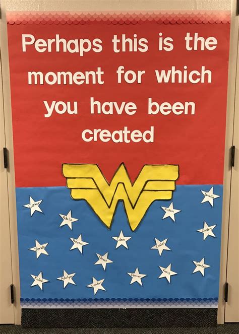 Wonder Woman Bulletin Board Superhero Classroom Theme Superhero
