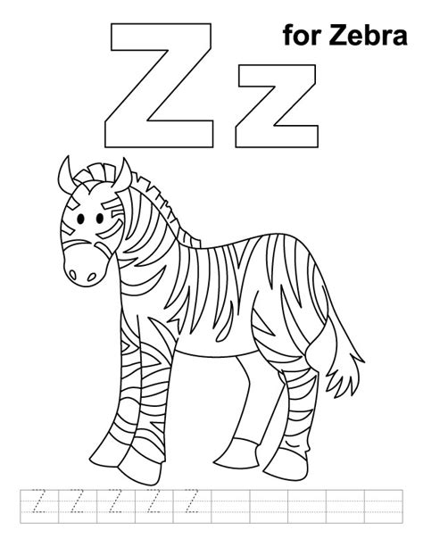 Zig Zag Zebra Coloring Pages Coloring Pages