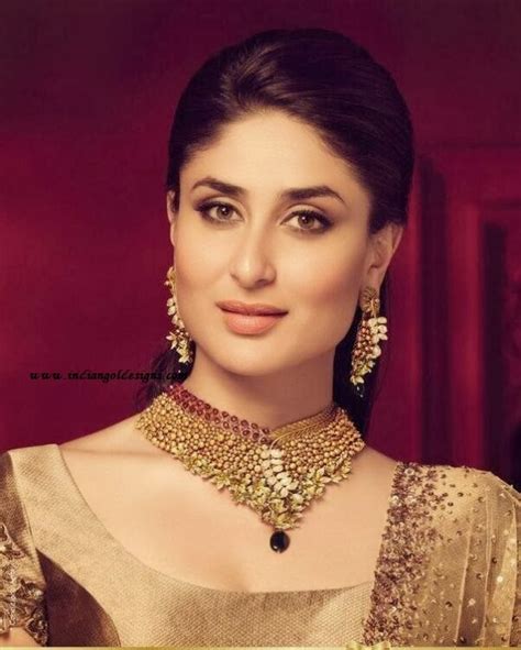 Gold And Diamond Jewellery Designs Kareena Kapoor In Designer Malabar Gold Jewellery