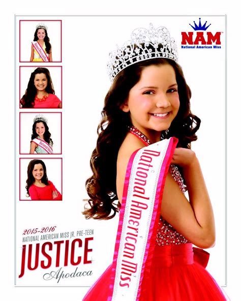Get To Know Our National American Miss Jr Pre Teen Justice Apodaca