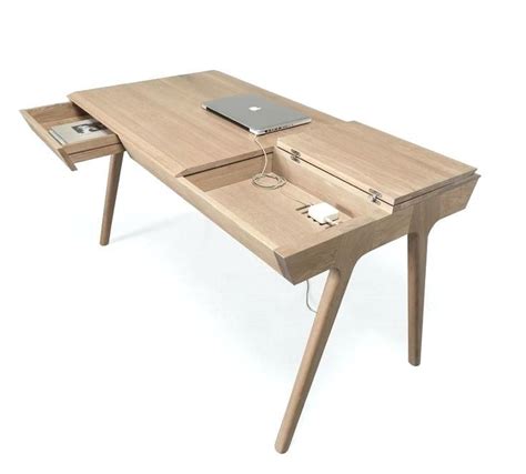 Light Wood Desk Magnificent Modern Desks With Drawers And Best Solid