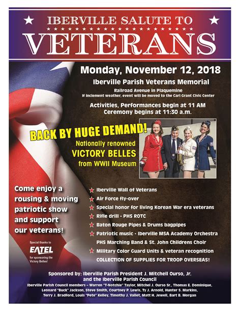 Calendar Iberville Salute To Veterans