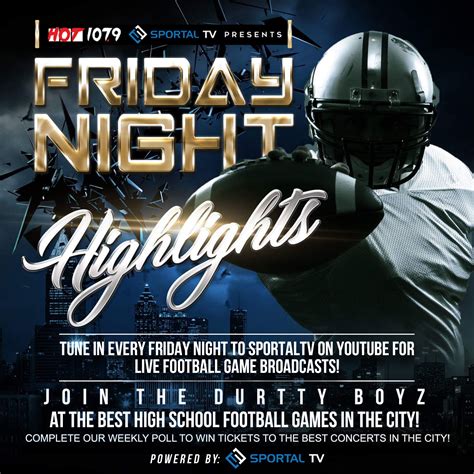 Friday Night Lights High School Football Showcase 2018 Hot 1079