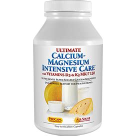 Many calcium supplements also contain vitamin d. Ultimate Calcium-Magnesium Intensive Care with Vitamins D3 ...