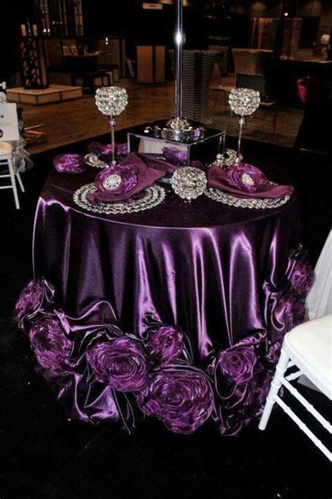 Pin By ♛ Bella Glamour ♛ On Shades Of Purple Purple Table Settings