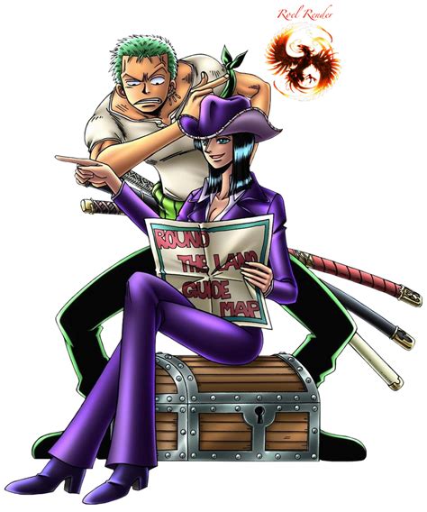 Robin And Zoro Render 1 By Roronoaroel On Deviantart