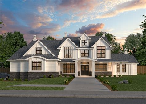Georgia House Plan L Shaped Best Selling Farmhouse Home Design Mf 3700