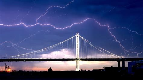 California Hit By Frequent Lightning As Severe Weather Slams Bay Area