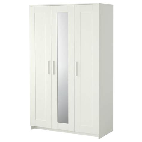 Filez sur ikea.be pour trouver la armoires indépendantes: BRIMNES wardrobe white 117x190 cm | IKEA Bedroom