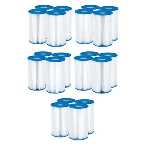 Summer Waves Replacement Type Ac Pool And Spa Filter Cartridge 20 Pack